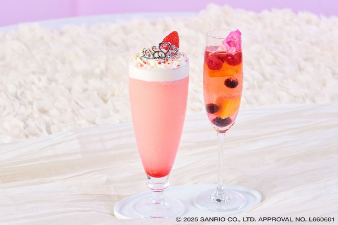 The Hello Kitty Princess Afternoon Tea features character-inspired sweets, including a Kitty-shaped shortcake and tiara-topped mousse, offering a royal and photogenic dessert experience.